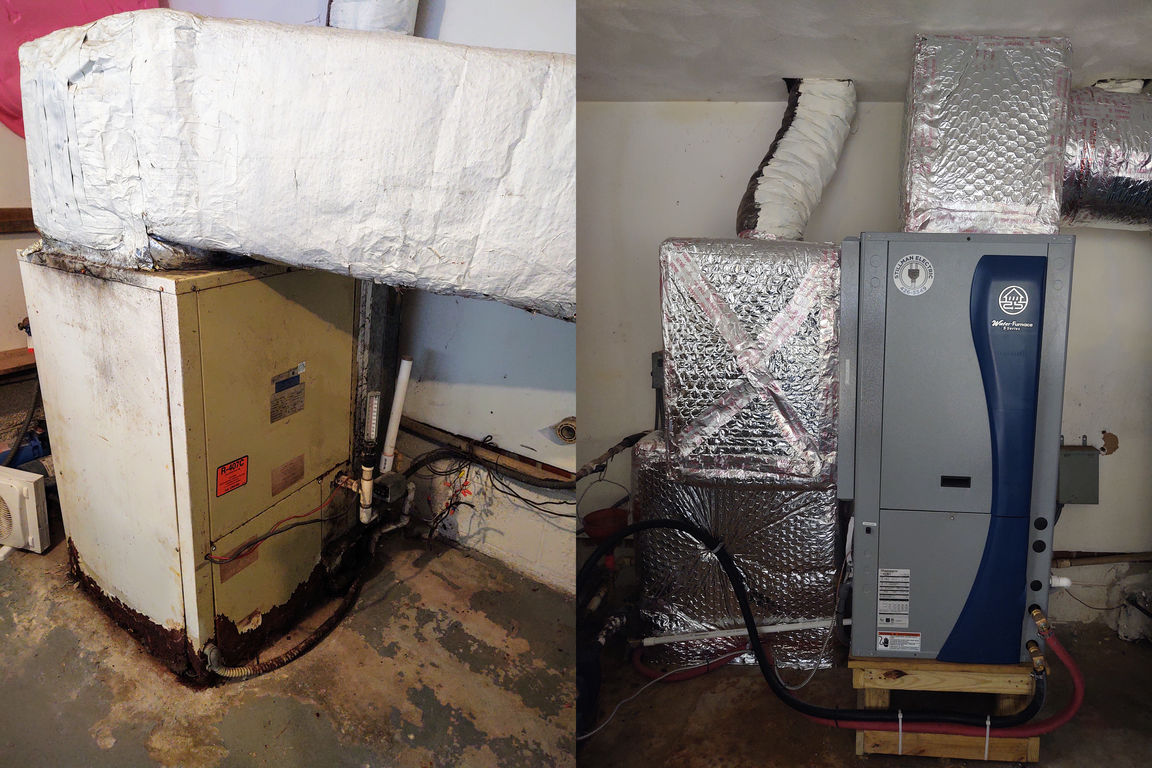 Geo-Thermal Replacement 
Before and After